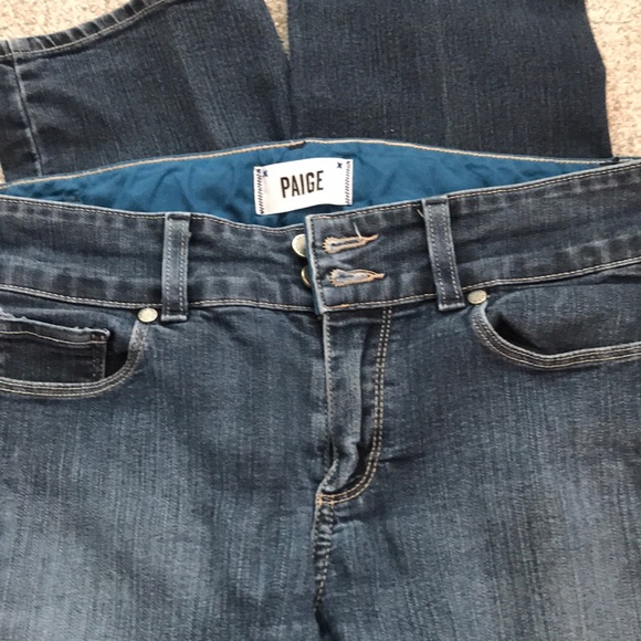 Paige Hidden Hills Straight Jeans - Picture 1 of 5